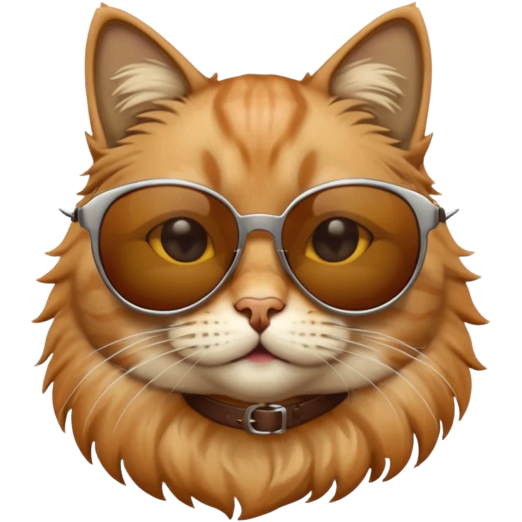Cat wearing sunglasses emoji