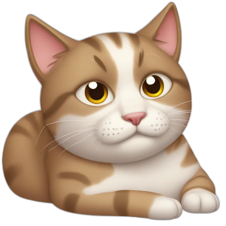 tired cat emoji