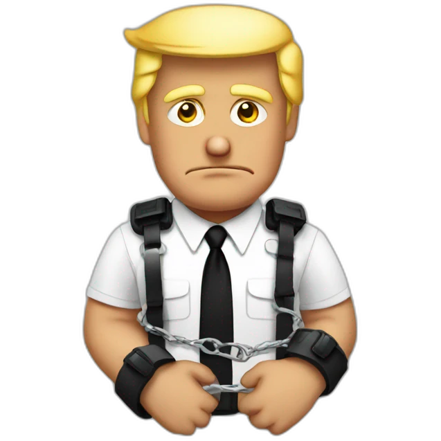 trump-in-handcuffs emoji