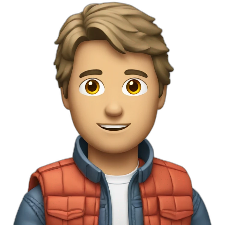 Marty mcfly emoji