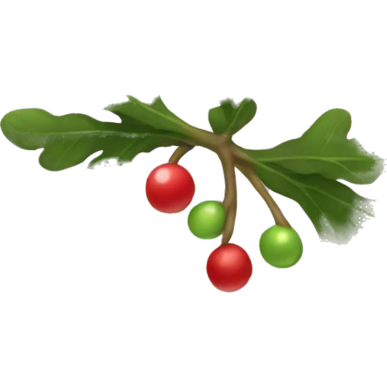 Mistletoe  emoji