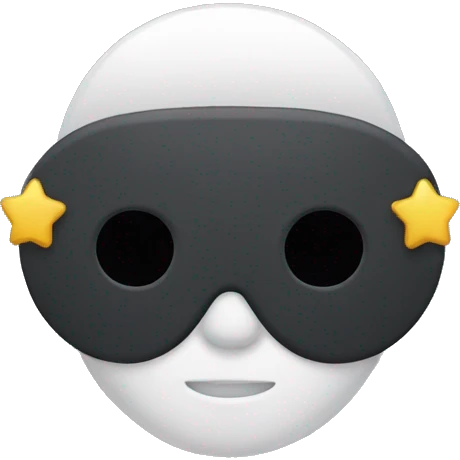 sleep mask emoji