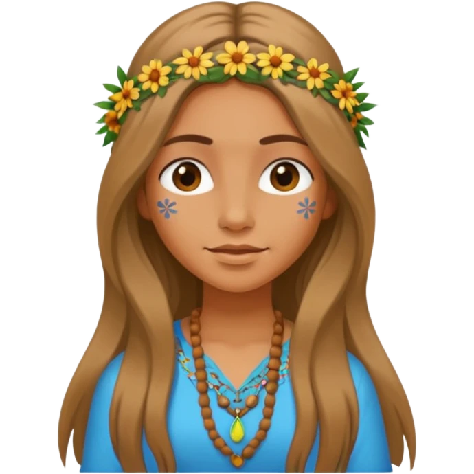girl Hippie  emoji