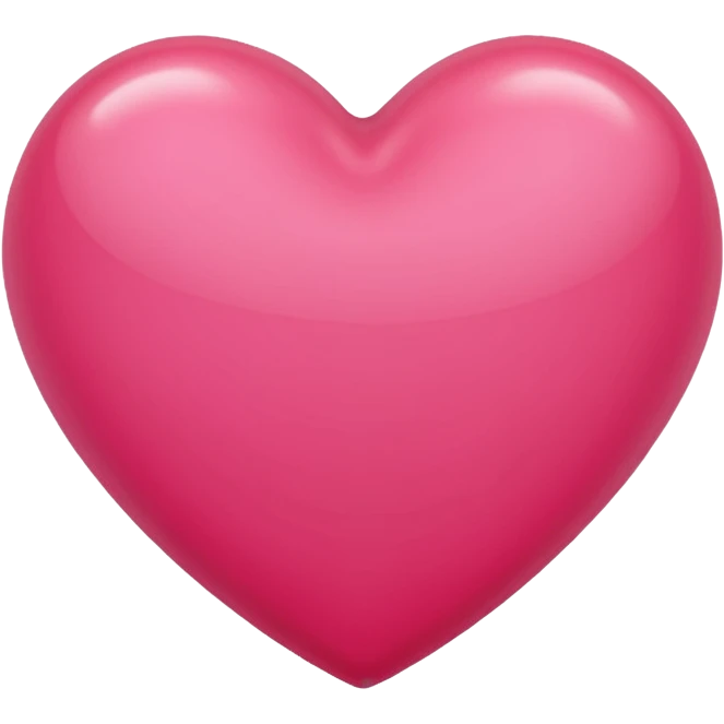 More Bright rose colored heart  emoji