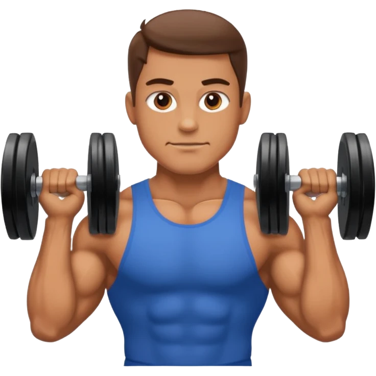 man lifting weights

 emoji