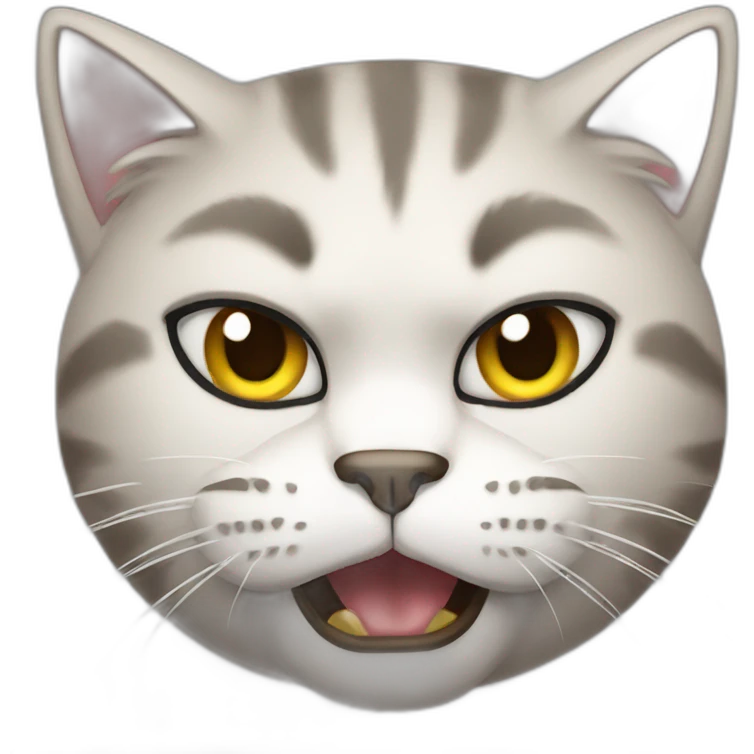 Angry cat emoji