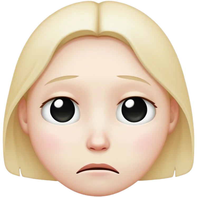 Sad face  emoji