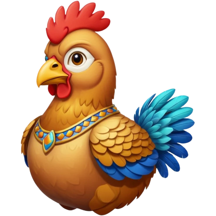 pollo spettatore emoji