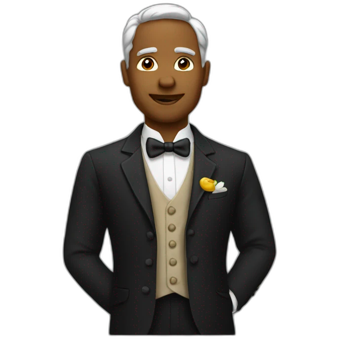 Gentleman profile emoji
