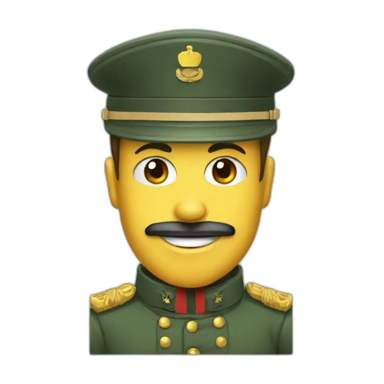 salut militaire emoji