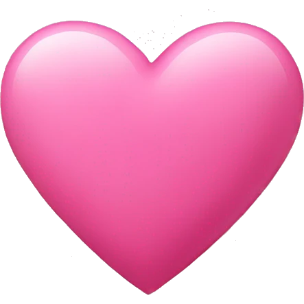 Pink heart emoji