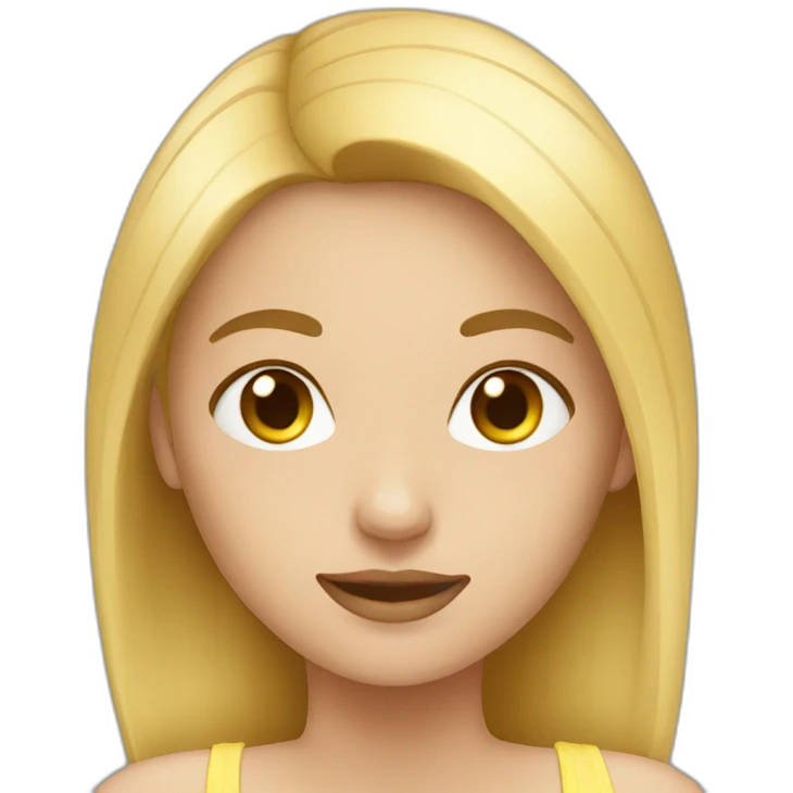 Girl blonde emoji