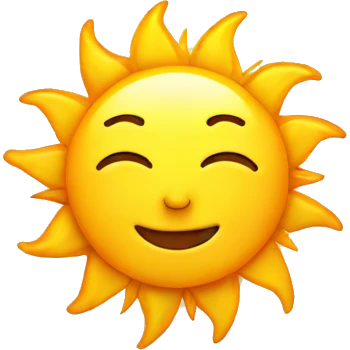 Sun emoji