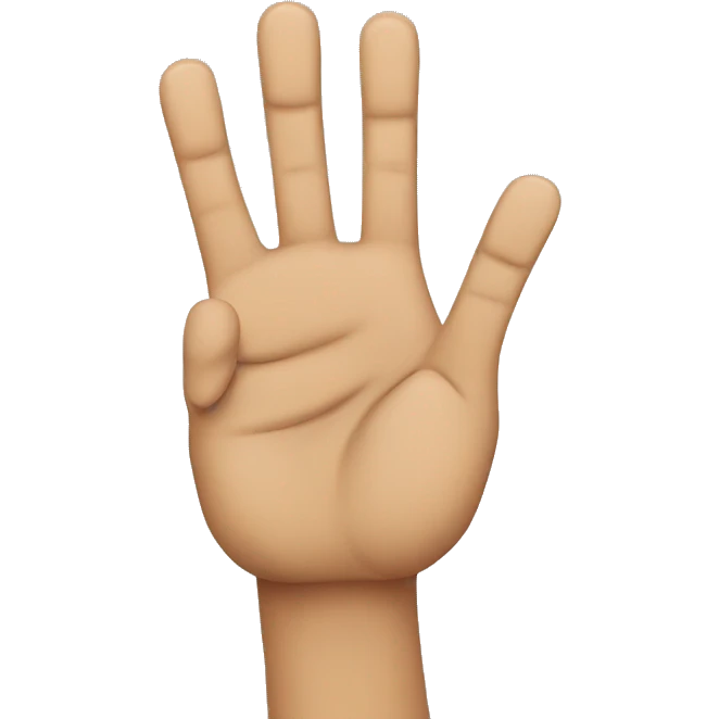 3 Fingers  emoji