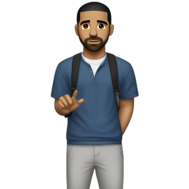 drake articulates rejection emoji