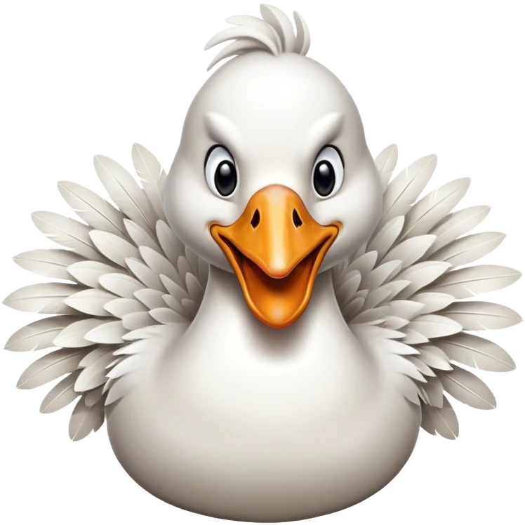 Angry goose emoji