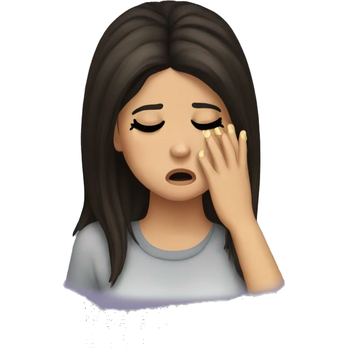 Selena Gomez crying emoji