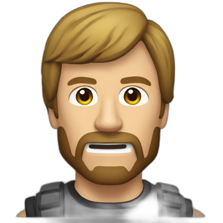 Chuck Norris kick emoji