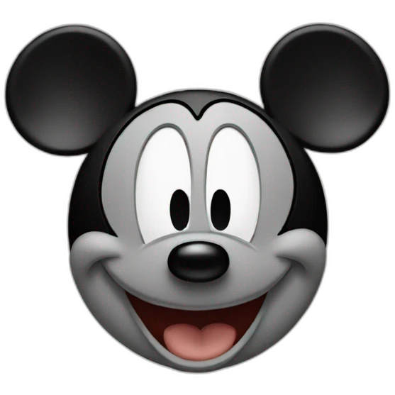 Mickey mouse emoji