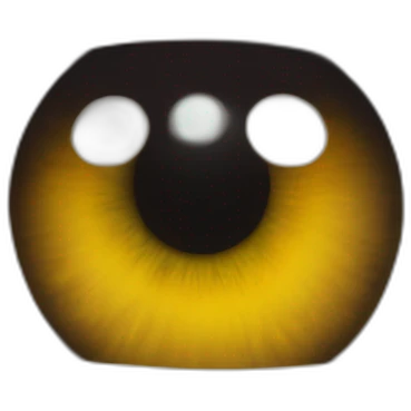The iris of an eye close up emoji