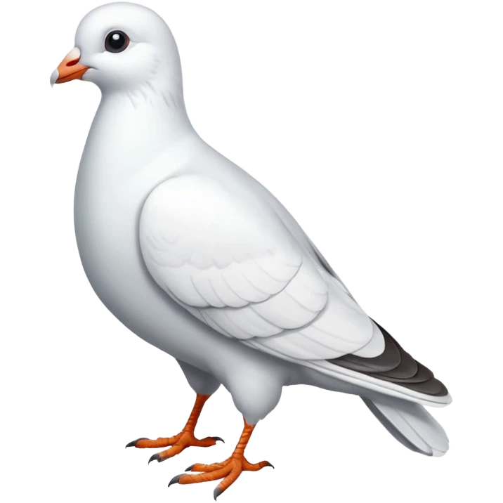 white pigeon emoji