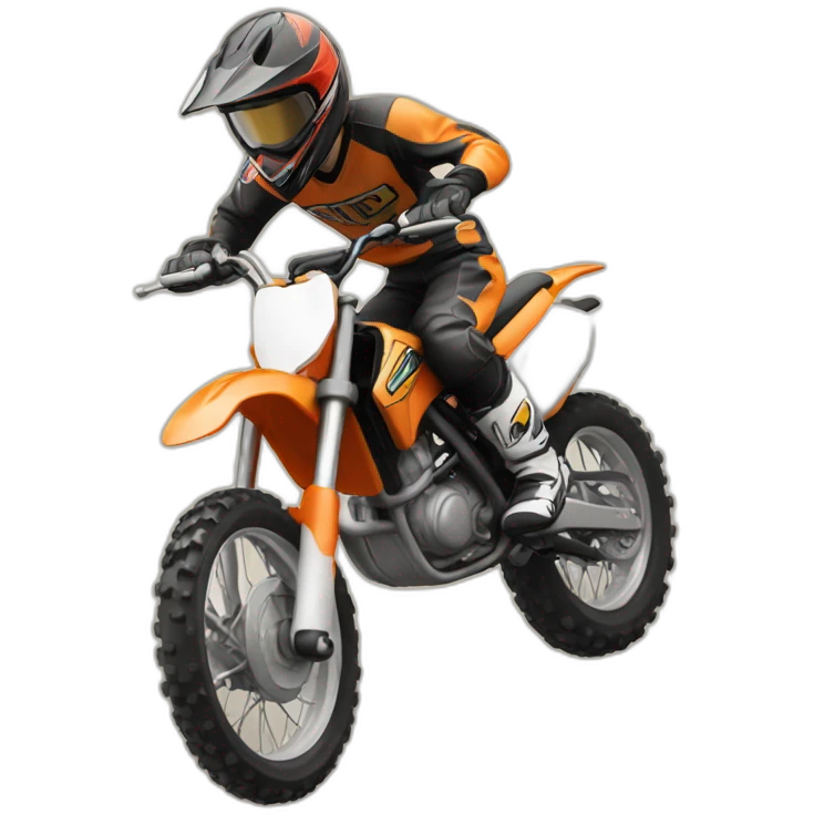 Dirt bike emoji