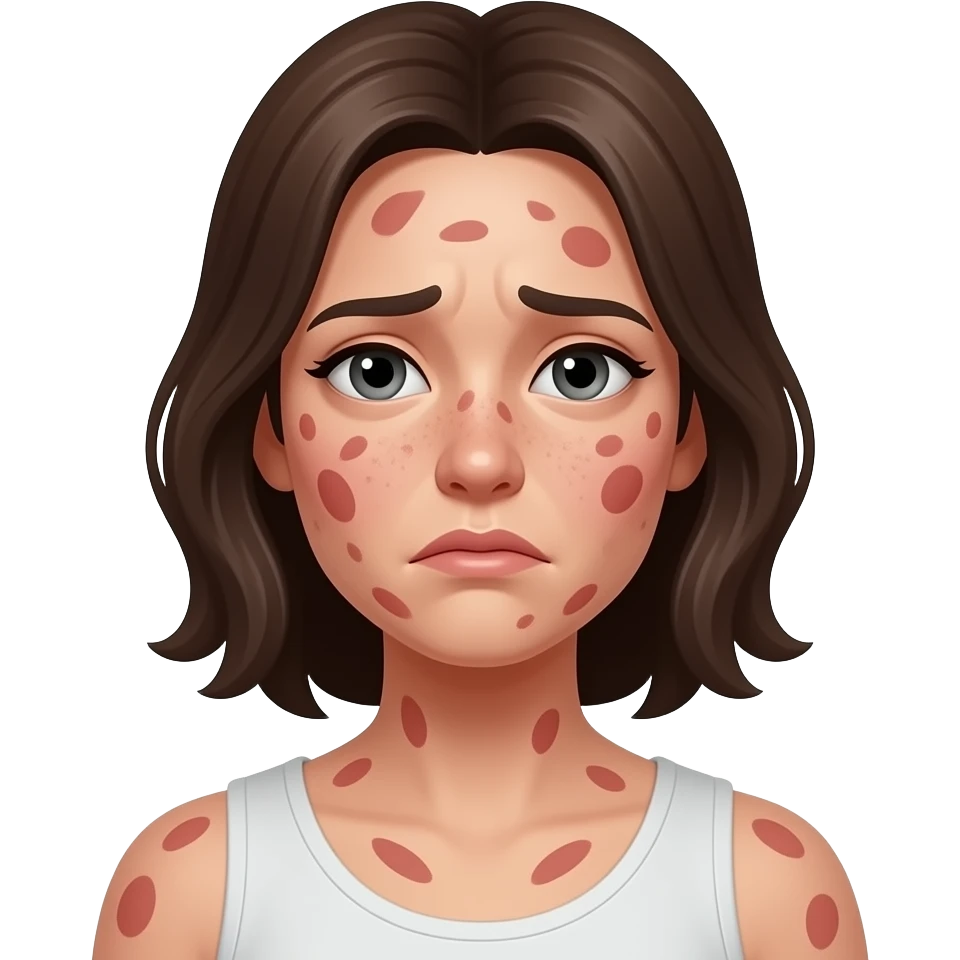 too much Measles woman sad emoji