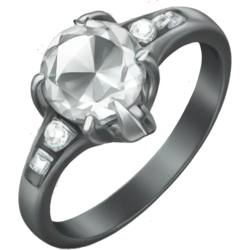 the ring with a diamond  emoji