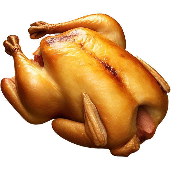 vertical roasted chicken  emoji