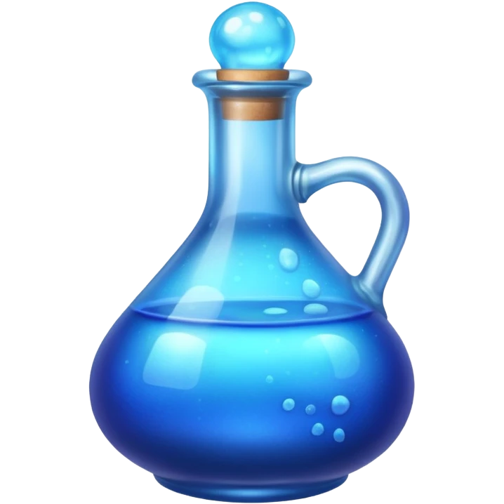 Minimalistic Blue Potion emoji