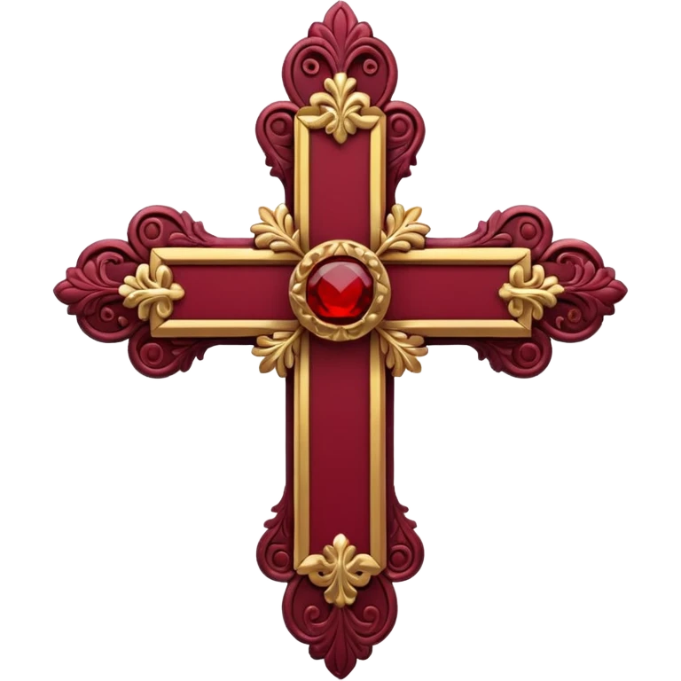 cruz de borgoña emoji