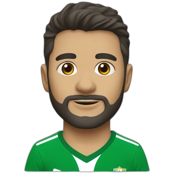 Betis fútbol player t-shirt emoji