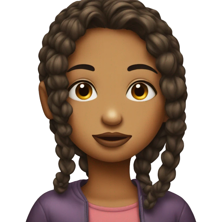 kissing girl emoji