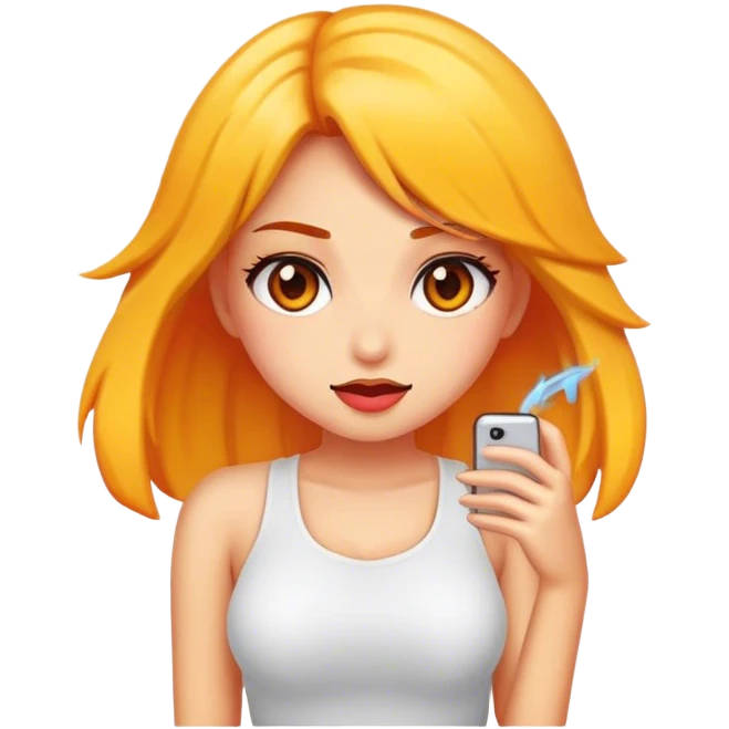 Hot girl emoji