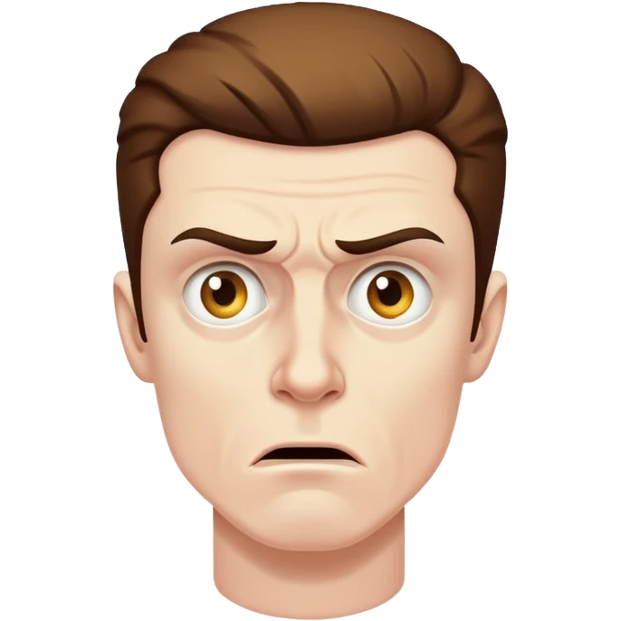 face sweating nervously tense reaction to John Brown's raid emoji