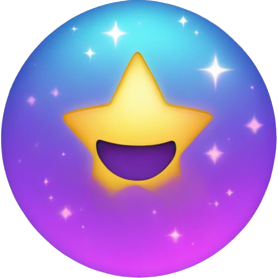 a super nova emoji