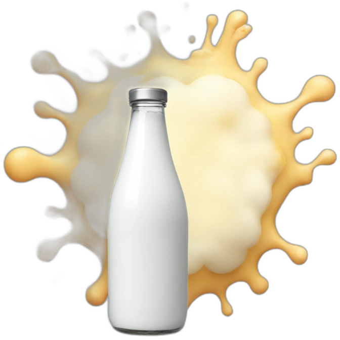 milk explosion emoji