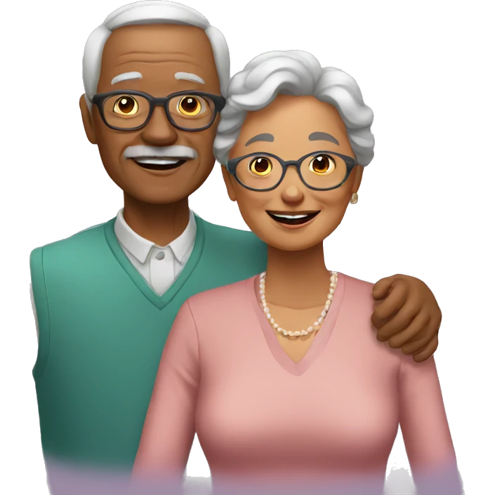 great grandparents  emoji