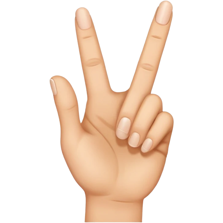 Middle finger emoji