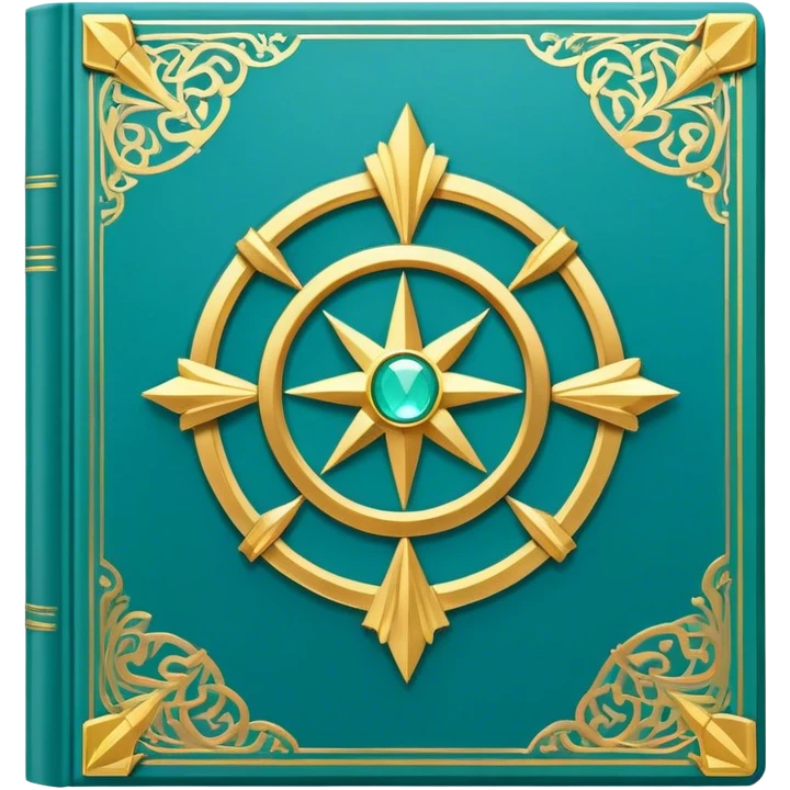 the book of power... greenish blue  emoji
