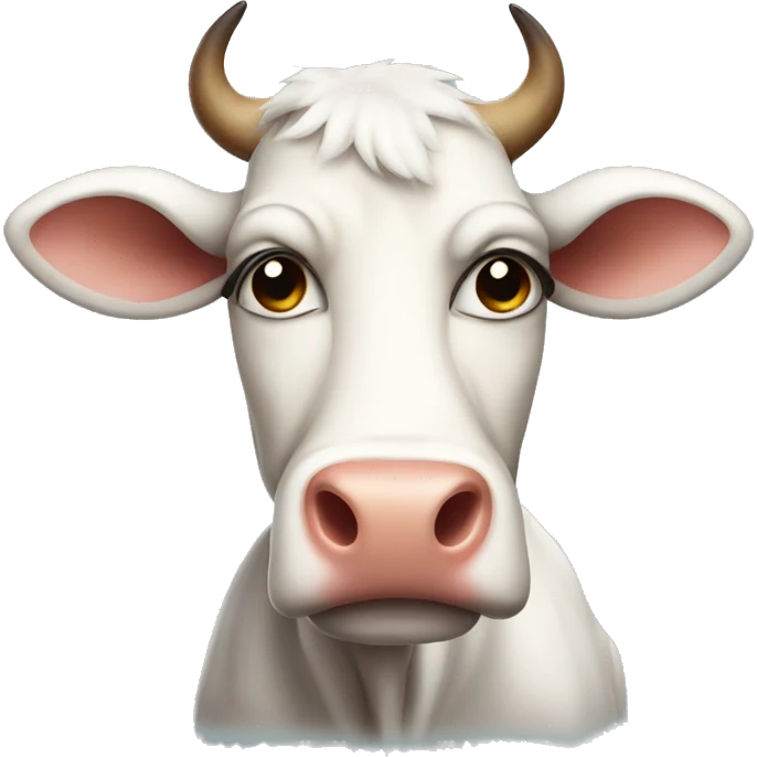 Sad cow emoji