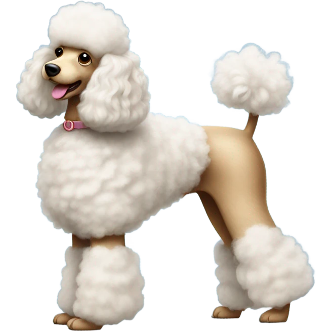 Poodle emoji