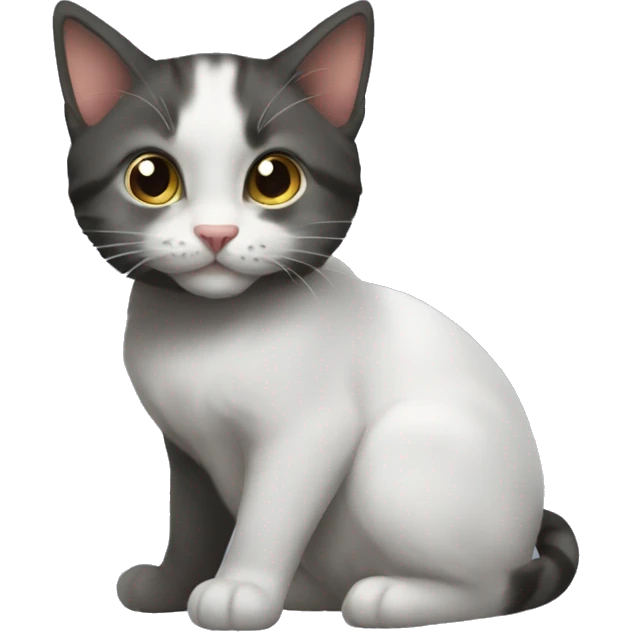 Лысая кошка emoji