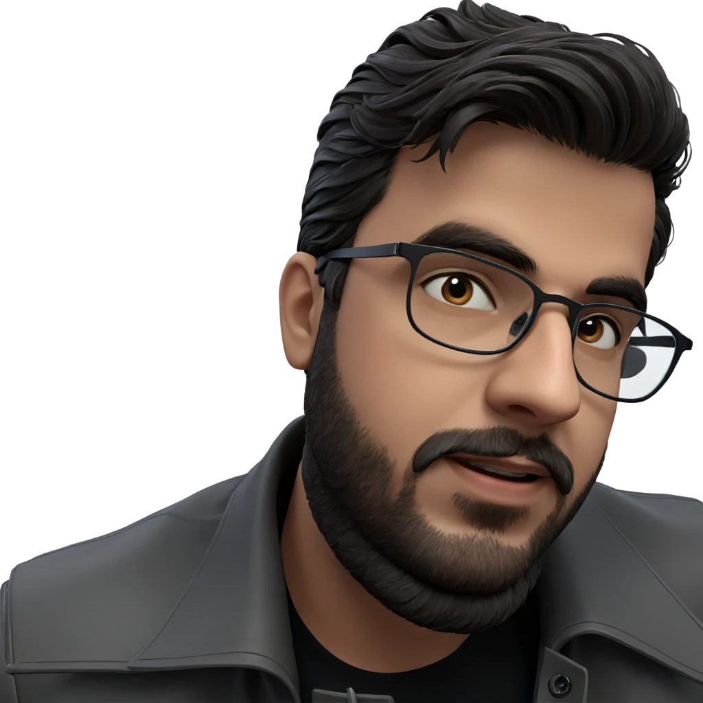 handsome man in jacket emoji