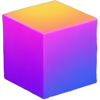 cube blocks connecting in chains emoji