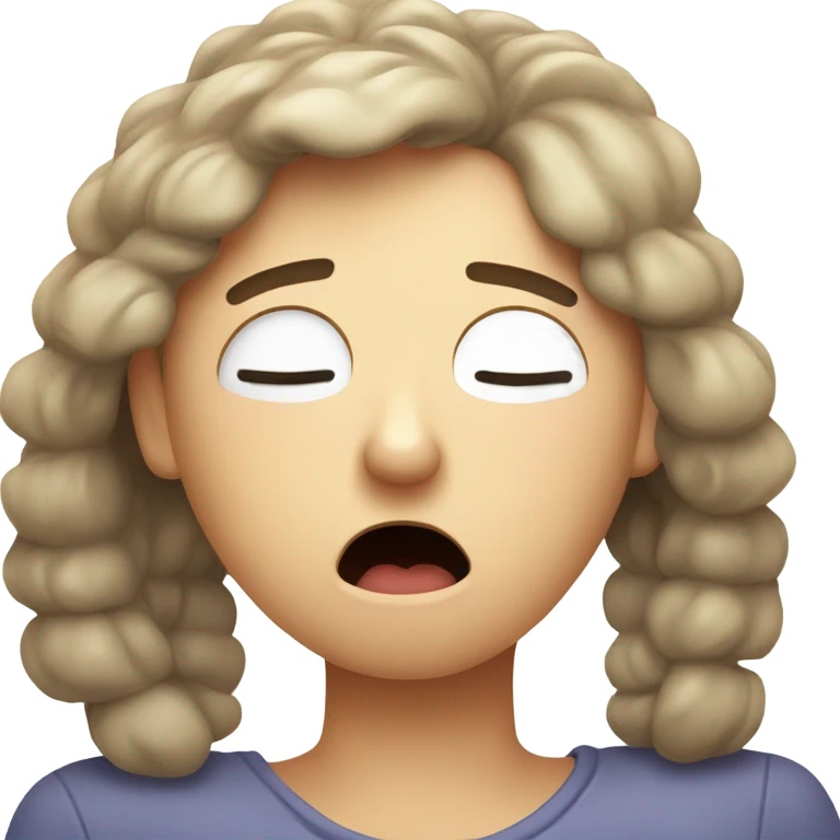 Feeling sleepy emoji