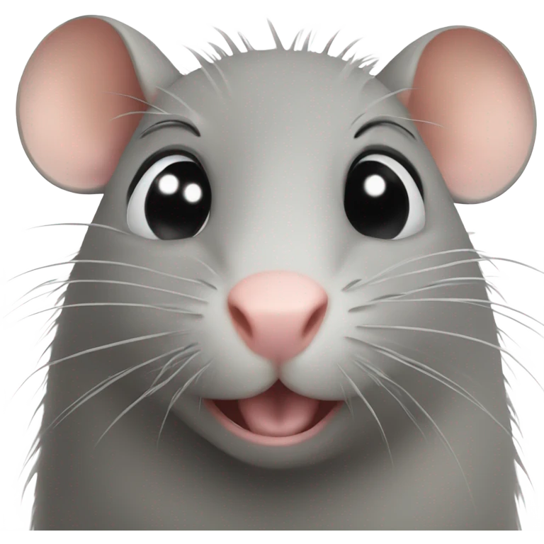 Rat with long eyelashes emoji