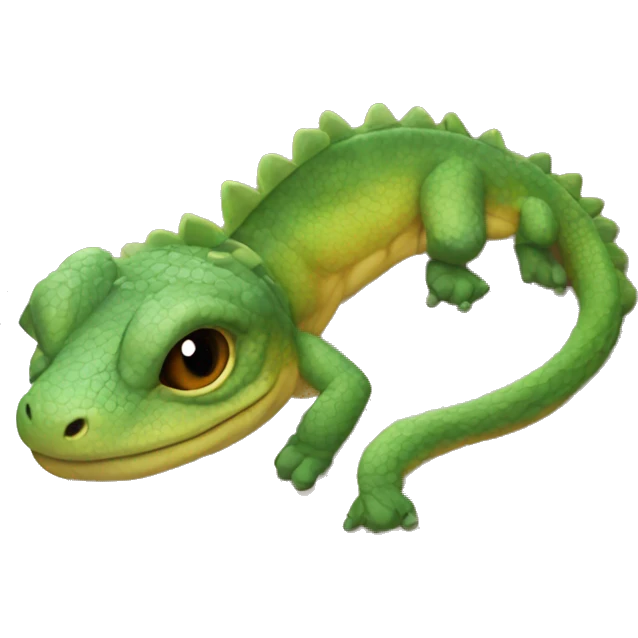 Lagartija cósmica emoji