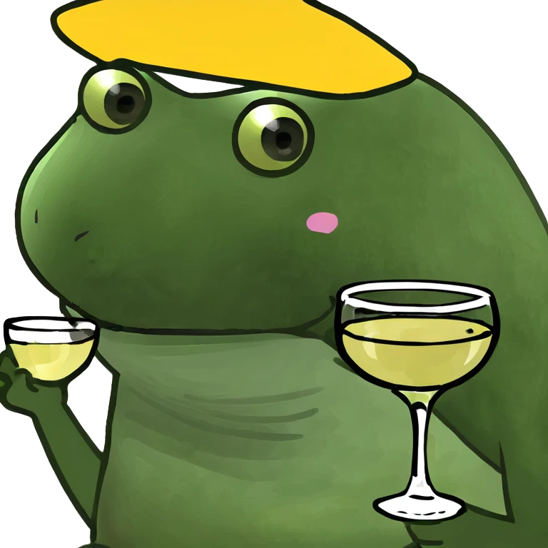 Una copa de vino blanco  emoji