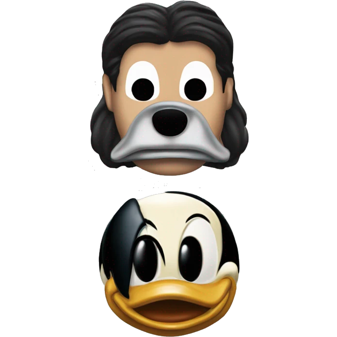 Patrick Bateman Christian bale Donald Duck Mickey Mouse emoji